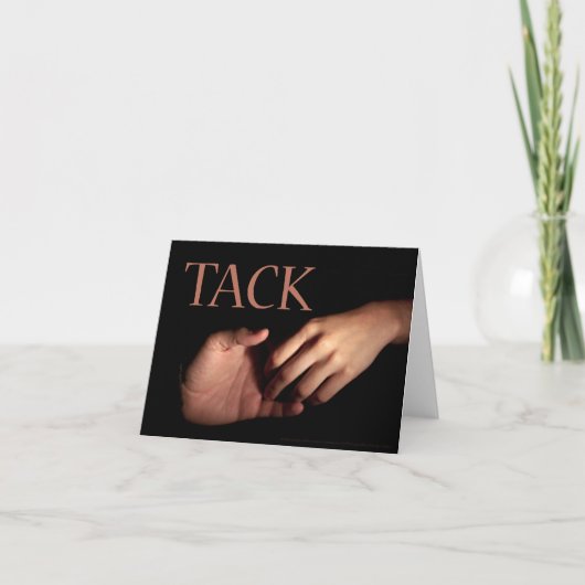 Carte de remerciements suédois (Devant)