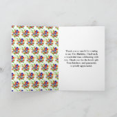 Carte De Remerciements Summer Mixed Berries Birthday (Intérieur)