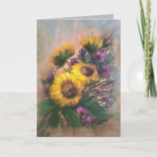 Carte De Remerciements Sunflower Breeze