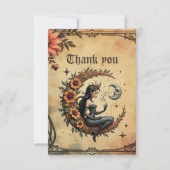 Carte De Remerciements Sunflower Crescent Queen (Devant)