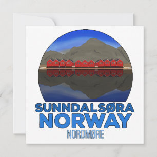 Carte De Remerciements Sunndalsøra Nordmøre Norvège
