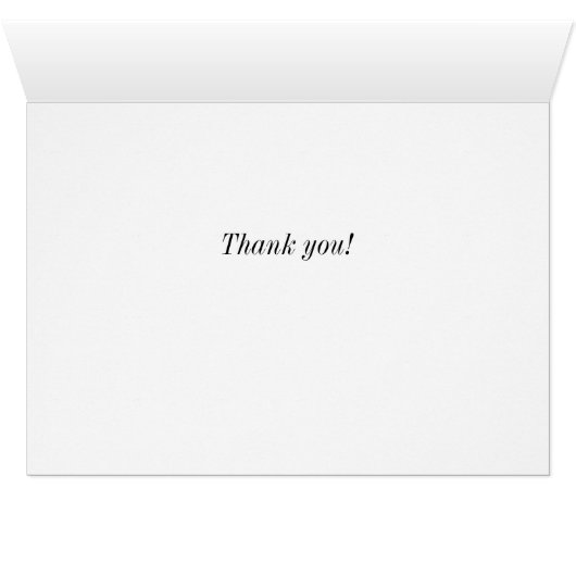 Carte de remerciements Sunrise (Intérieur Horizontal (Bas))