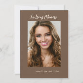 Carte De Remerciements Sunset Ocean Seashell Photo Célébration De La Vie (Dos)