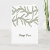 Carte De Remerciements Sup Uce (Devant)