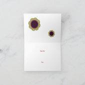 Carte de remerciements super des années 60 (Intérieur)