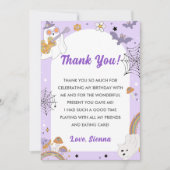 Carte De Remerciements Super Halloween mignon fantôme (Devant)