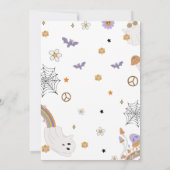 Carte De Remerciements Super Halloween mignon Fantôme Temps Capsule Note (Dos)