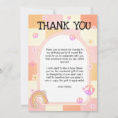 Carte de remerciements super pour filles (Devant)