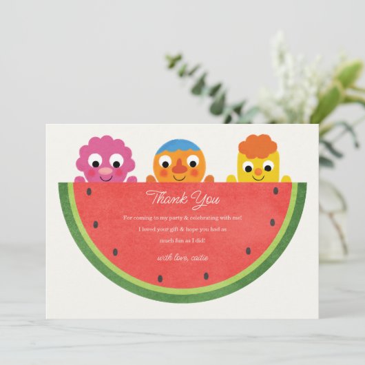 Carte De Remerciements Super simple | Soirée des nouilles et potes (Debout devant)