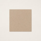 Carte de remerciements sur papier Premium Kraft. (Dos)