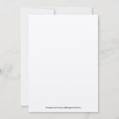 Carte De Remerciements Surprise de Pâques (Dos)