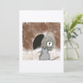 Carte De Remerciements Surprise de Pâques (Debout devant)