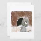 Carte De Remerciements Surprise de Pâques (Devant / Derrière)