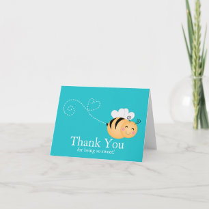 Carte De Remerciements Sweet Honey Bumble Bee Thank You Note Card