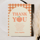 Carte De Remerciements Sweet Peach Orange Birthday Party