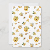 Carte De Remerciements Sweet to Bee One Flat Note (Dos)