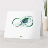 Carte De Remerciements Symbole de l'Infinity (Dos)