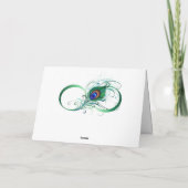 Carte De Remerciements Symbole de l'Infinity (Dos)