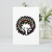 Carte De Remerciements Sympa graphique ECHIDNA - Faune - Conservation - (Debout devant)