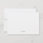 Carte de remerciements Sympathie d'impression Palm (Dos)