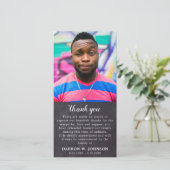 Carte De Remerciements Sympathie funéraire Rustique simple (Debout devant)