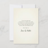 Carte De Remerciements Sympathie pour la mémoire funéraire Rustique Daisy (Dos)