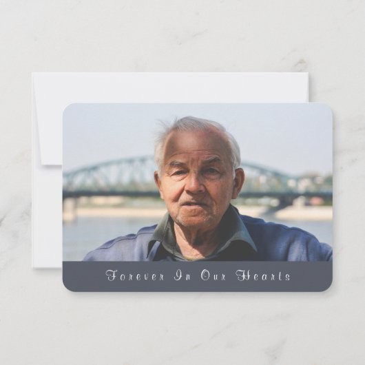 Carte De Remerciements Sympathy Memory Sunset Lighthouse (Dos)