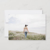 Carte De Remerciements Sympathy Photo Eucalyptus Funérailles (Dos)