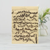 Carte De Remerciements Symphonie de chat par Moritz von Schwind (Debout devant)