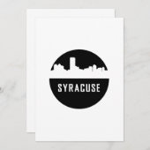 Carte De Remerciements Syracuse (Devant / Derrière)