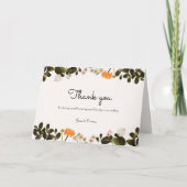 Carte De Remerciements Table mariage (Devant)