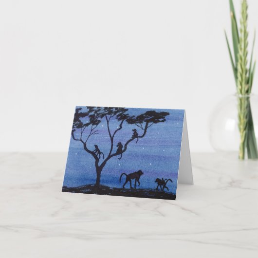 Carte De Remerciements Tabouret (Devant)