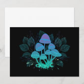 Carte De Remerciements Tabourets dans Bushes (Devant / Derrière)