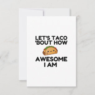 Carte De Remerciements Taco Bout