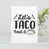 Carte De Remerciements Taco ‘Bout It (Debout devant)