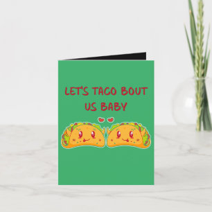 Carte De Remerciements Taco Bout Nous Bébé Valentines Taco
