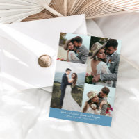 Tant d'amour Élégante Photo de mariage Denim Bleu