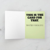 Carte de remerciements tardif superbe (Intérieur)