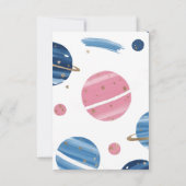 Carte De Remerciements Tarjeta De Agradecimiento Cumpleaños Astronauta  (Dos)