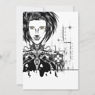 Carte De Remerciements Tarjeta de agradecimiento plana