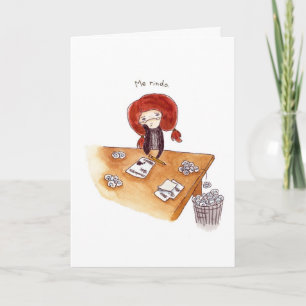 Carte De Remerciements Tarjeta de Gracias