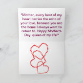 Carte De Remerciements tarjetas  (Intérieur)