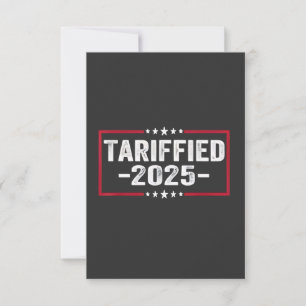 Carte De Remerciements Tarrifiés 2025 Politique Tarifs Américains
