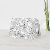 Carte De Remerciements Taupe Green Retro Bold Typographie Mariage photo (Dos)