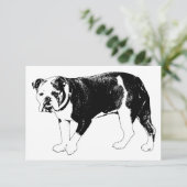 Carte De Remerciements Taurillon de gratitude, Expression aimable (Debout devant)