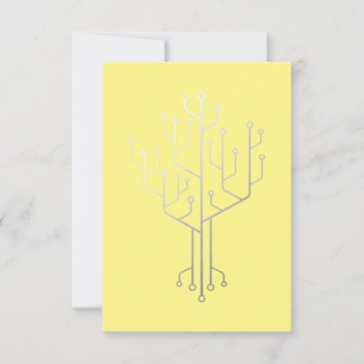 Carte De Remerciements Technique du programmeur programmeur de l'arbre de (Devant)