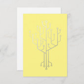 Carte De Remerciements Technique du programmeur programmeur de l'arbre de (Devant / Derrière)