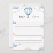 Carte De Remerciements Teddy Bear Anniversaire heure Capsule Message Card (Devant)