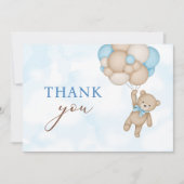 Carte De Remerciements Teddy Bear Baby (Devant)