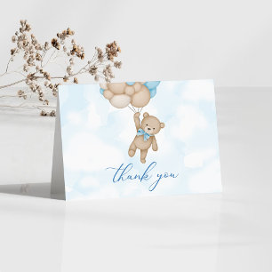 Carte De Remerciements Teddy Bear Baby